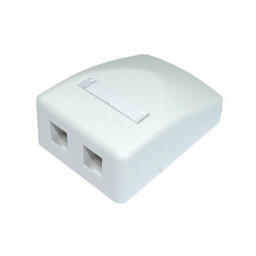 Outlet AMP extr. Office Box for 2 modules Outlet AMP extr. Office Box for 2 modules